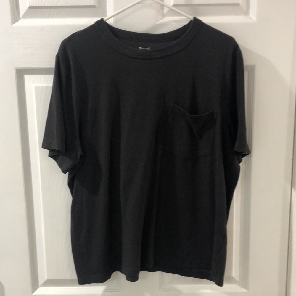 Madewell black pocket tee